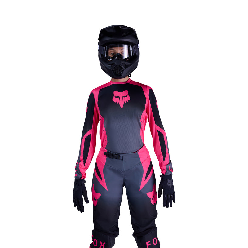 BLUZA MOTOCYKLOWA DAMSKA FOX 180 SHIELD BLACK PINK