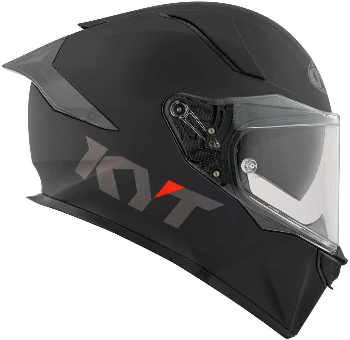 Kask Motocyklowy KYT R2R połysk matowy czarny ECE/ONU 22-06