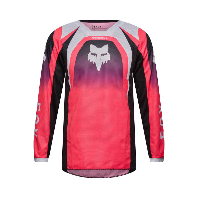 BLUZA MOTOCYKLOWA JUNIOR FOX GIRLS 180 FRAME NEON PINK