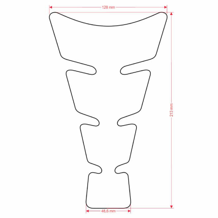 ONEDESIGN Tankpad Spirit CLOWN niebieski