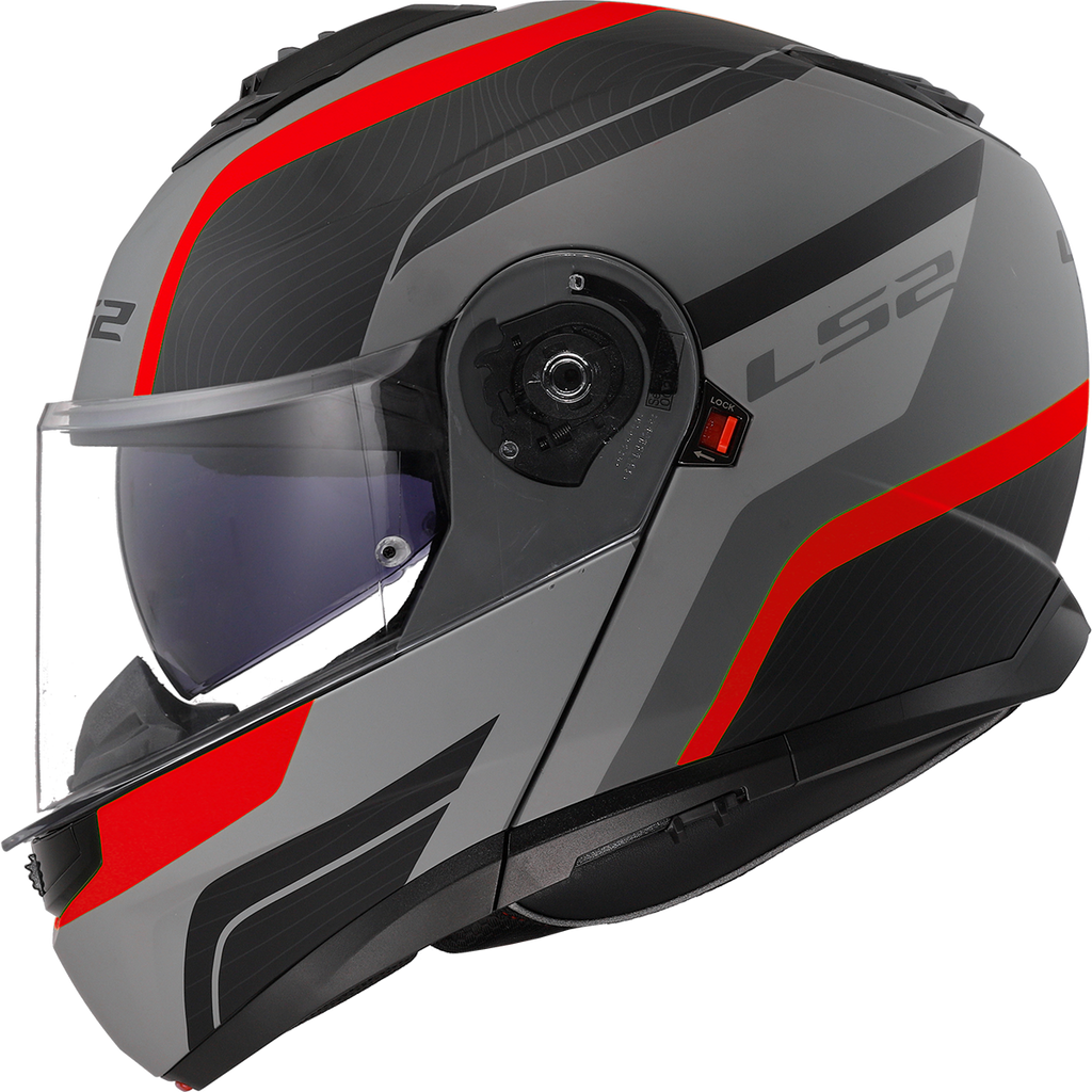 KASK LS2 FF908 STROBE II MONZA BLACK GREY RED