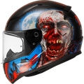 KASK LS2 FF353 RAPID II ZOMBIE BLACK RED-06
