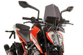 SZYBA OWIEWKA PUIG DO KTM 125 / 390 DUKE 17-21 MOCNO PRZYCIEMNIONA