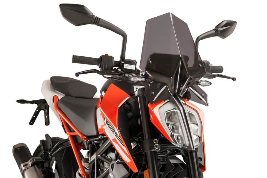 SZYBA OWIEWKA PUIG DO KTM 125 / 390 DUKE 17-21 MOCNO PRZYCIEMNIONA