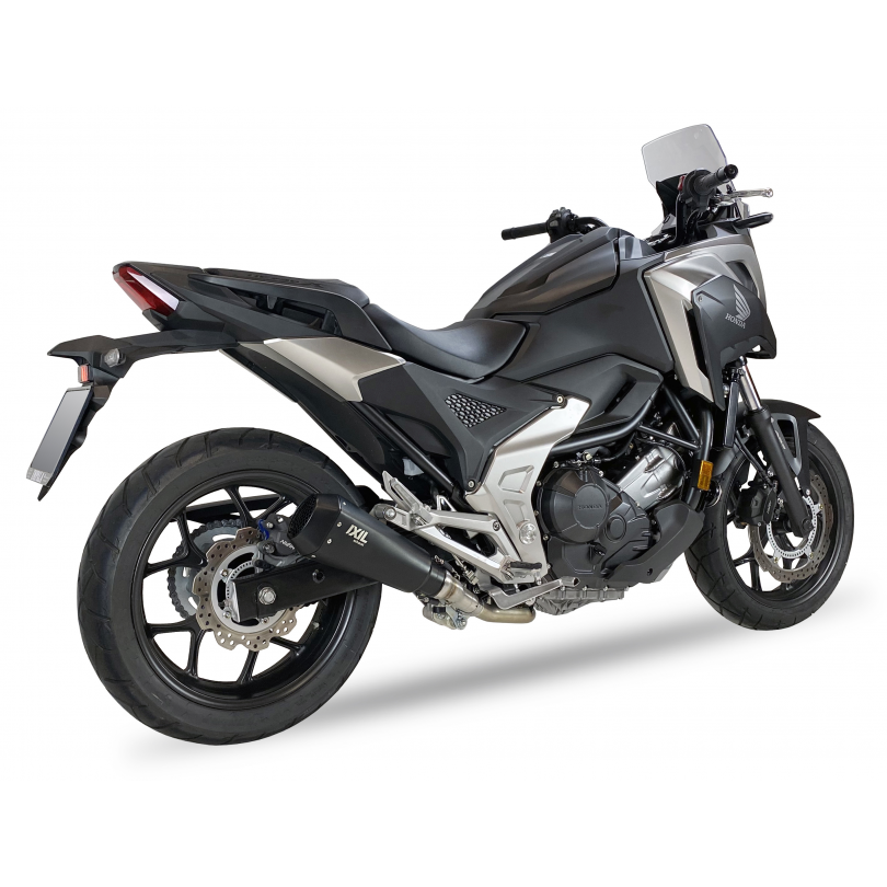 Tłumik IXIL HONDA NC 750 X 21-23 (RH09) typ RB (waga: 900g, długość: 230 mm., materiał: Inox AISI304, kolor: Black painted) SLIP – zdjęcie 3