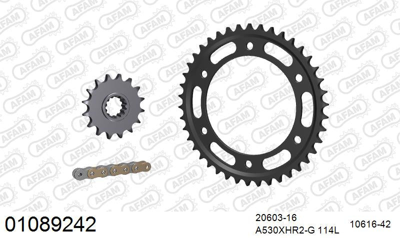 Zestaw napędowy AFAM do HONDA CBR 1000 RR Fireblade 6,7