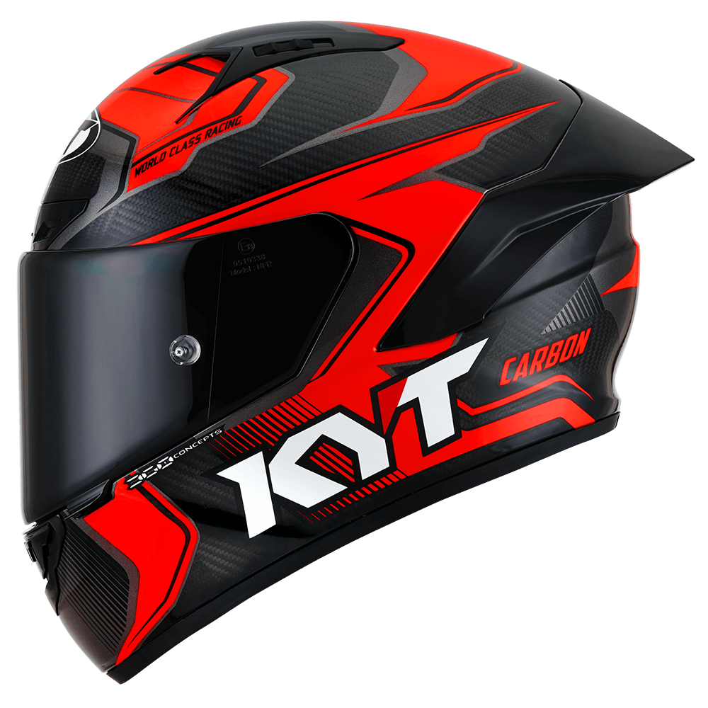 Kask Motocyklowy KYT NZ-RACE COMPETITION czerwony – zdjęcie 4