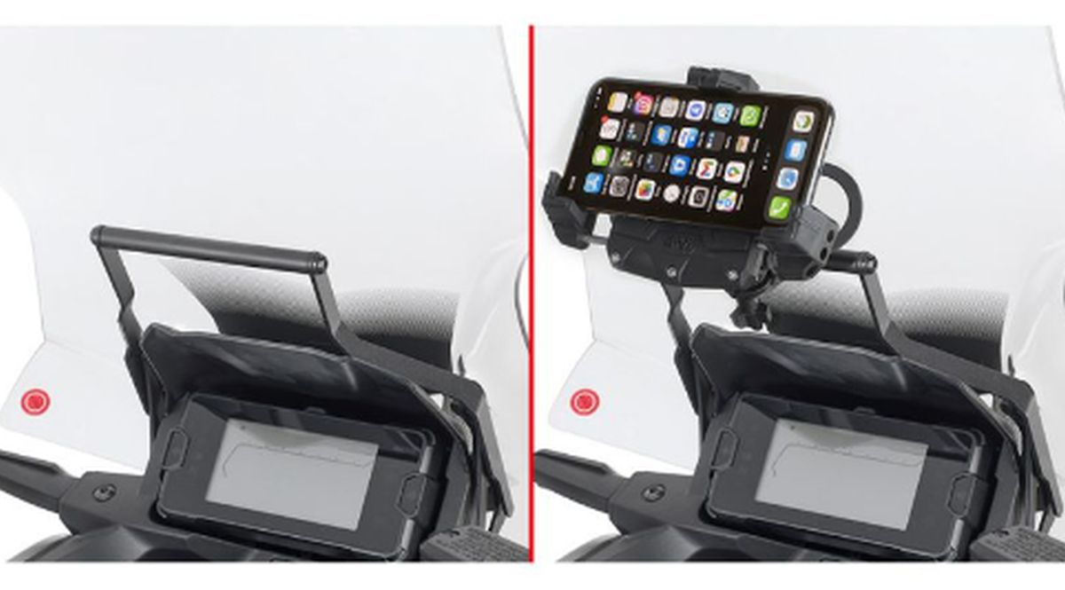 KAPPA POPRZECZKA DO ZAMONTOWANIA TOREB I MOCOWAŃ GPS / SMARTPHONE HONDA NC 750X '21-'24, – zdjęcie 4