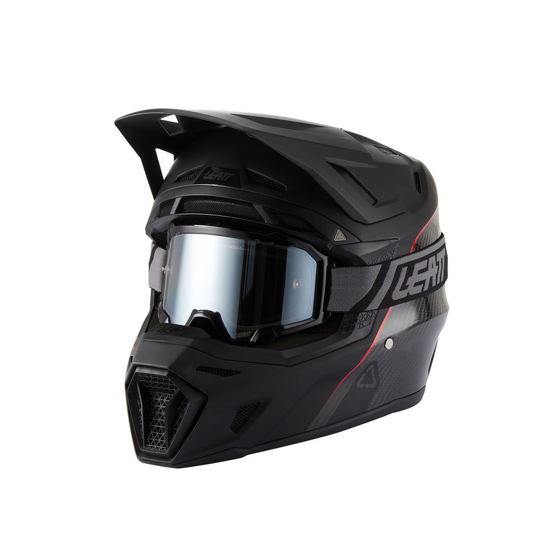 KASK MOTOCYKLOWY Z GOGLAMI LEATT KIT MOTO 9.5 CARBON FIM M