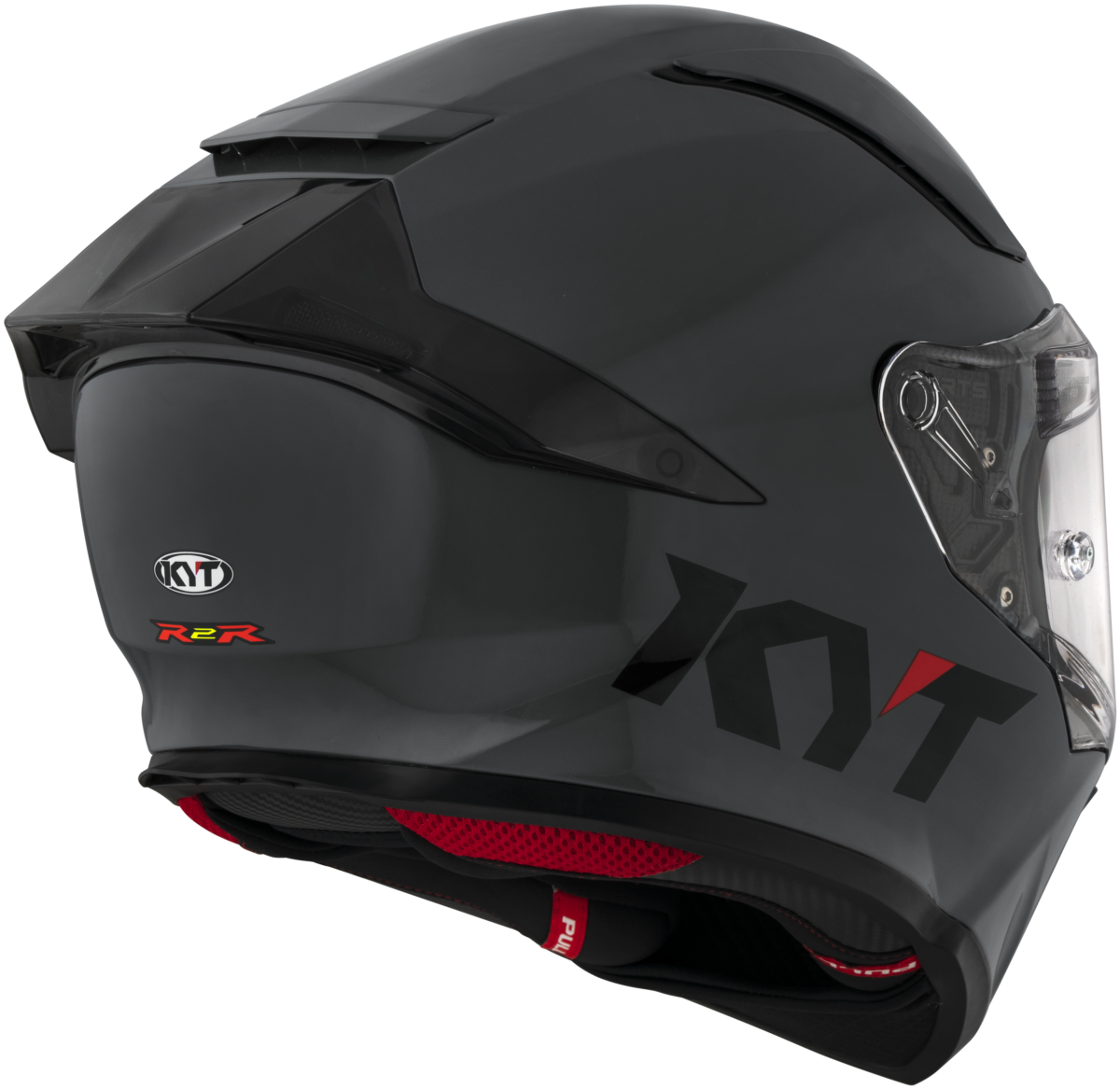 Kask Motocyklowy KYT R2R połysk szary ECE/ONU 22-06