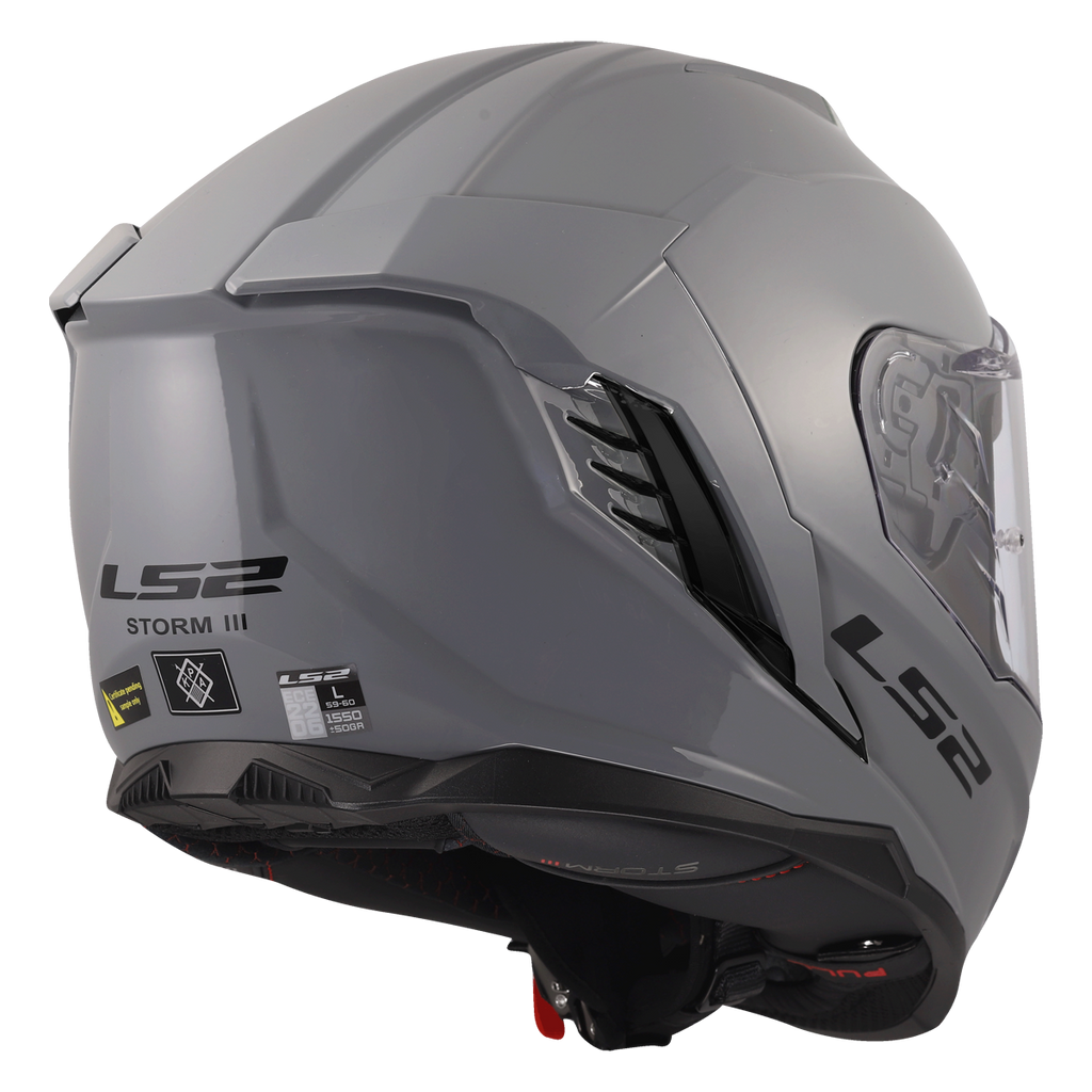 KASK LS2 FF818 STORM III SOLID NARDO GREY