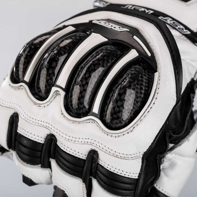 RĘKAWICE MOTOCYKLOWE RST TRACTECH EVO 4 WHITE WHITE BLACK S