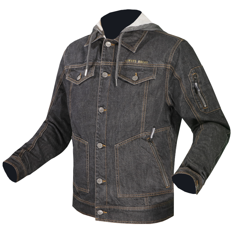 KURTKA LS2 OAKY MAN BLACK
