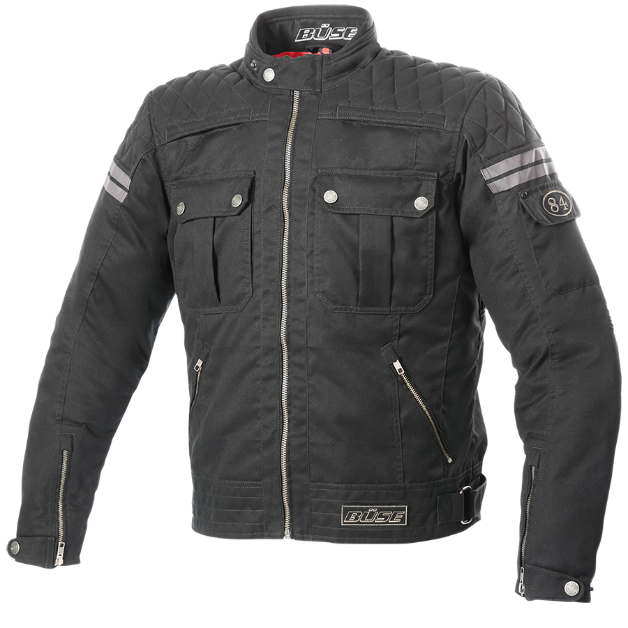 Kurtka motocyklowa BUSE Blackpool czarna