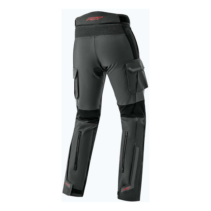 SPODNIE MOTOCYKLOWE TEKSTYLNE RST PRO SERIES ADVENTURE D3O GREY BLACK S