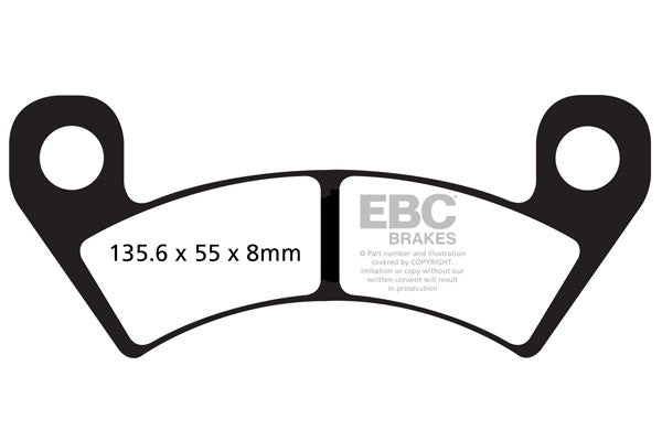 EBC Brakes Klocki hamulcowe EBC FA610R (kpl. na 1 tarcze)