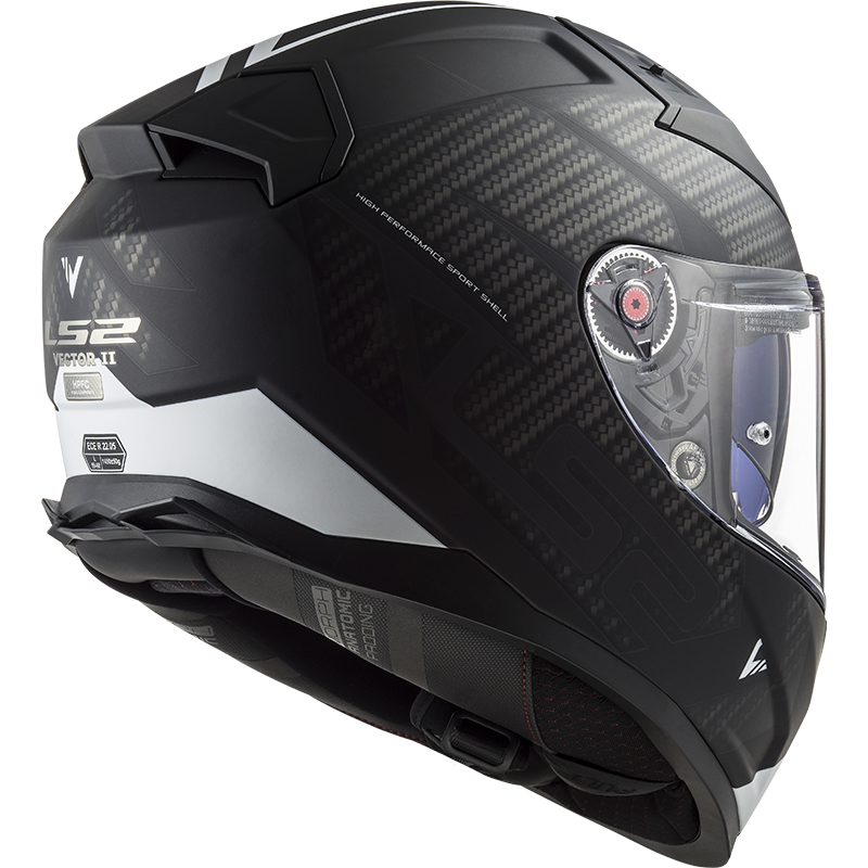 KASK LS2 FF811 VECTOR II SPLITTER BLACK WH.-06