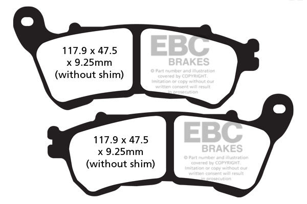 EBC Brakes Klocki hamulcowe EBC FA640 (kpl. na 1 tarcze)