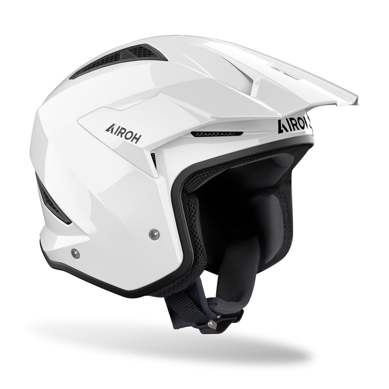 KASK MOTOCYKLOWY AIROH TRR 2 COLOR WHITE GLOSS
