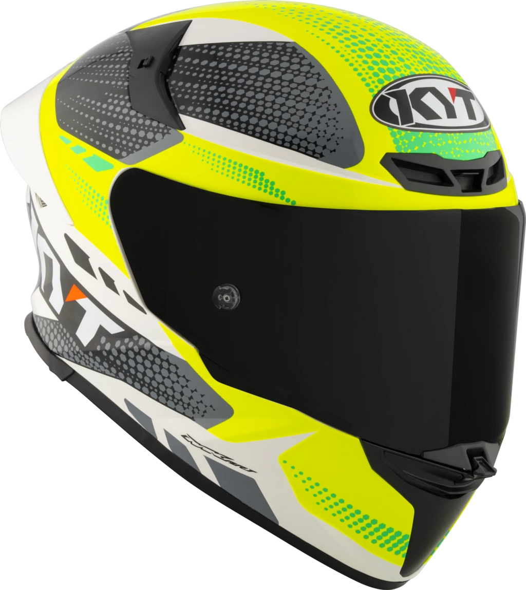 Kask motocyklowy KYT TT-REVO GEAR Czarny/Żółty