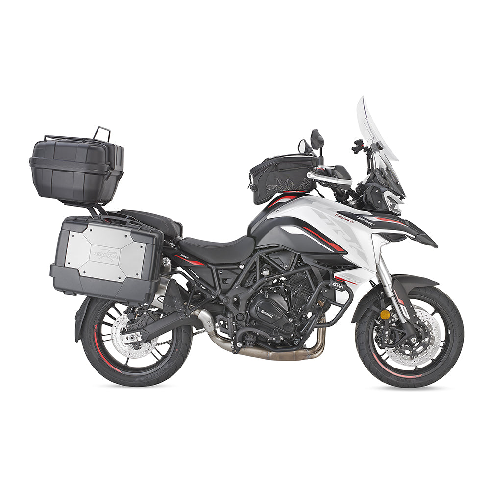 KAPPA GMOLE OSŁONY SILNIKA BENELLI TRK 702 '23-'25 TRK 702X '23-'25 CZARNE – zdjęcie 4