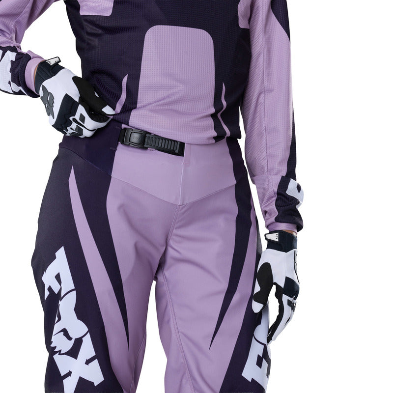 SPODNIE MOTOCYKLOWE DAMSKIE FOX 180 RAID LAVENDER DRIFT