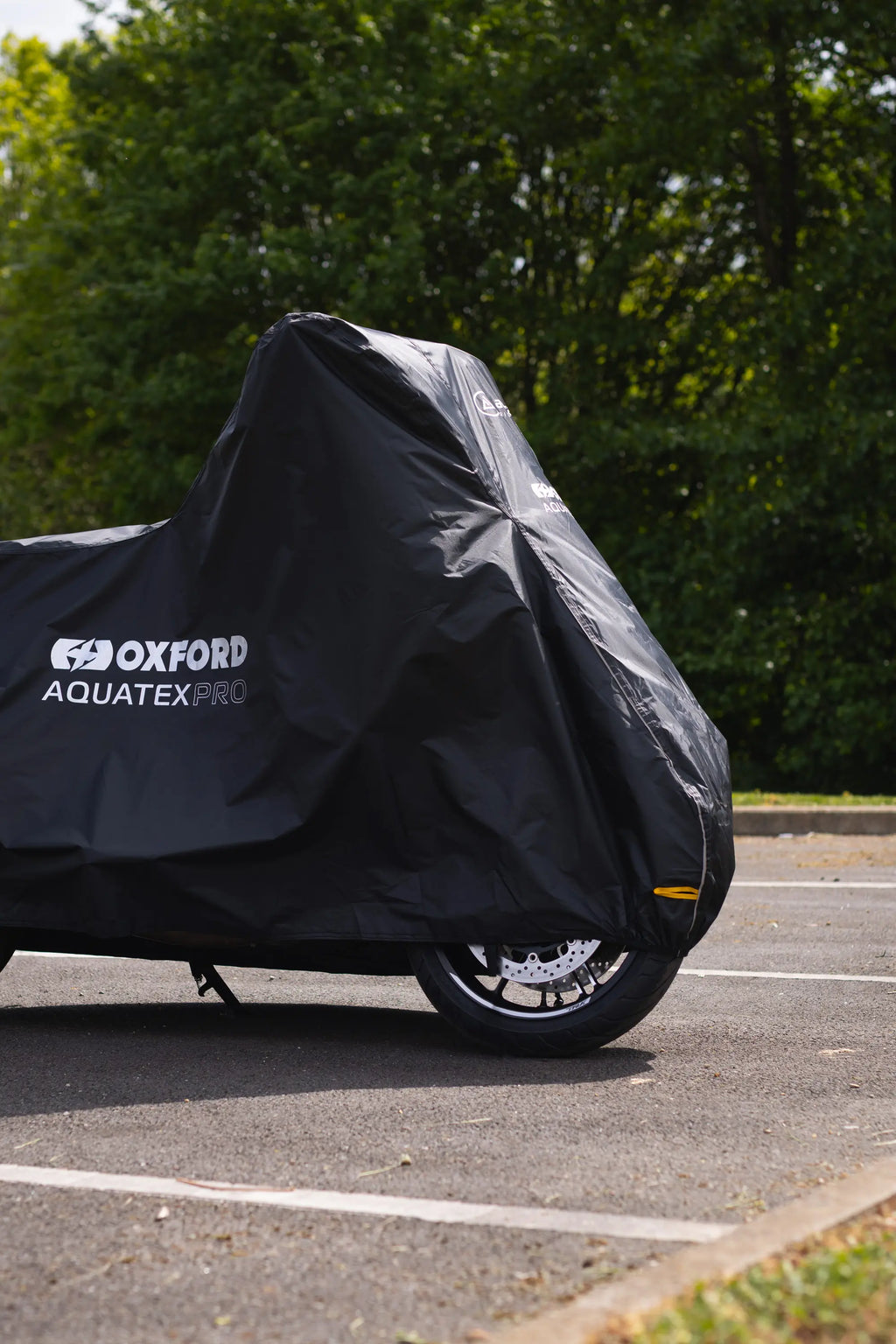 OXFORD AQUATEX PRO POKROWIEC WODOODPORNY NA MOTOCYKL KOLOR CZARNY ROZMIAR M – zdjęcie 2