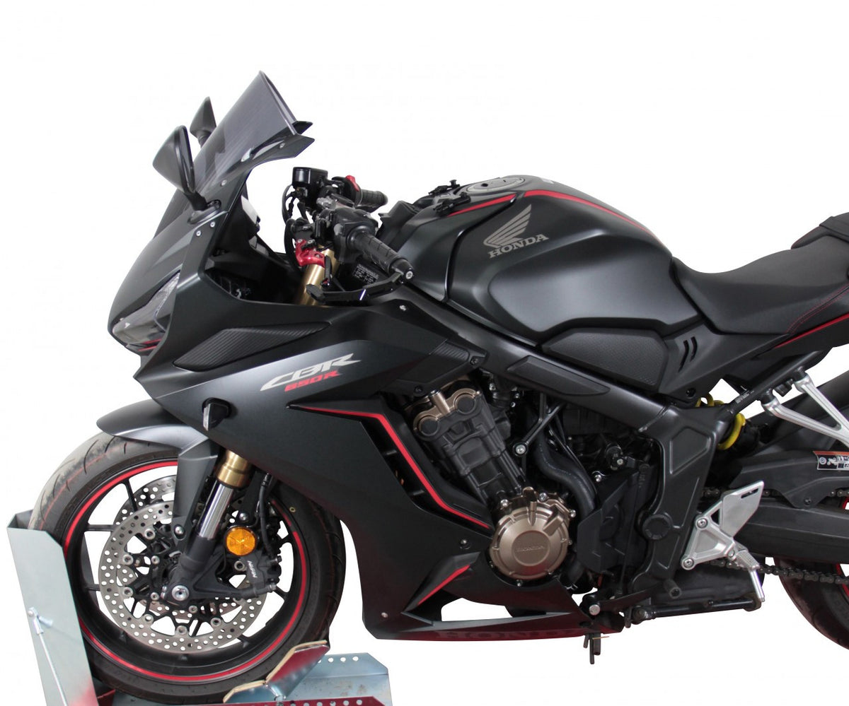Szyba motocyklowa MRA HONDA CBR 650 R 2019-2023, forma R, przyciemniana