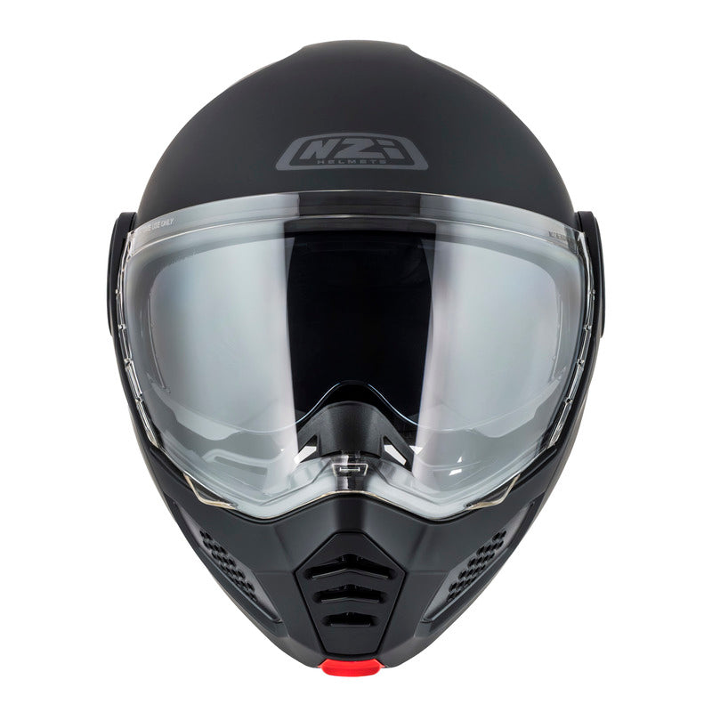 KASK MOTOCYKLOWY NZI MINIMOD DUO MATT BLACK XS