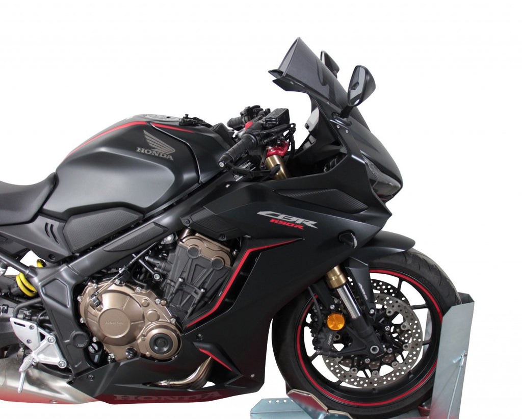 Szyba motocyklowa MRA HONDA CBR 650 R 2019-2023, forma R, przyciemniana