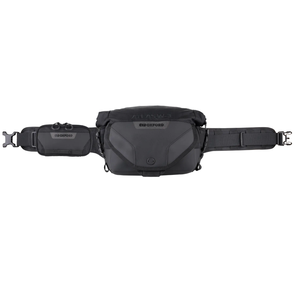 OXFORD TORBA NA PAS Z DODATKOWYM MIEJSCEM NA TELEFON ATLAS W-3 ADVANCED KOLOR CZARNY – zdjęcie 2