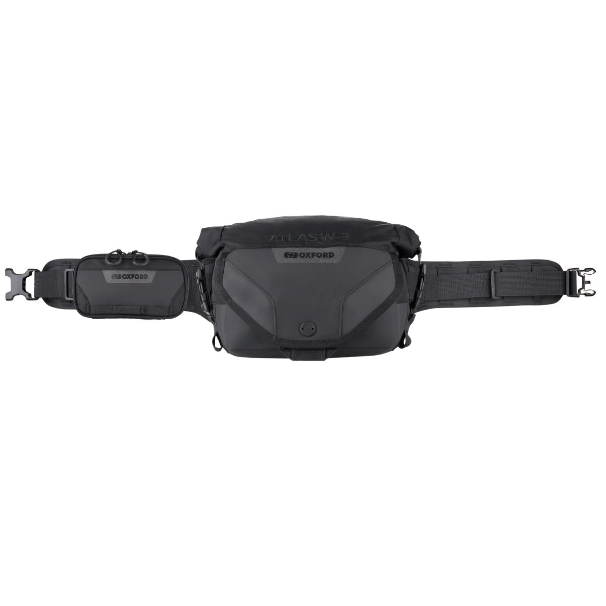 OXFORD TORBA NA PAS Z DODATKOWYM MIEJSCEM NA TELEFON ATLAS W-3 ADVANCED KOLOR CZARNY – zdjęcie 2