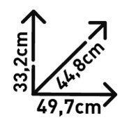 KAPPA KUFER CENTRALNY 35L MONOLOCK K355N2 Z CZERWONYMI ODBLASKAMI ( ZAWIERA PŁYTĘ ) - ZASTĘPUJE K355N – zdjęcie 2