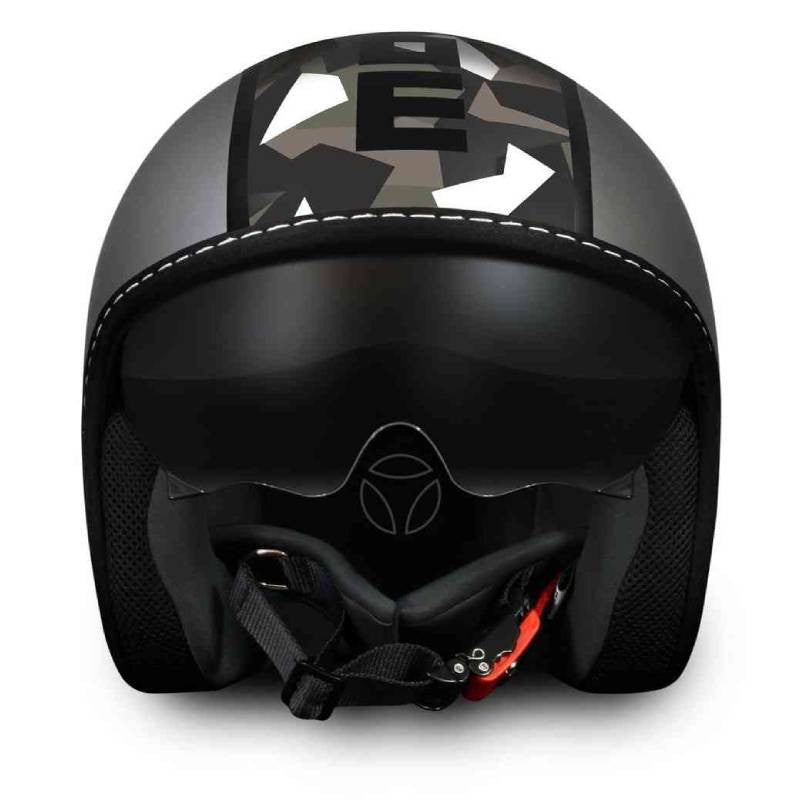 Kask motocyklowy JET MOMO BLADE Tytanowy Frost / Camouflage
