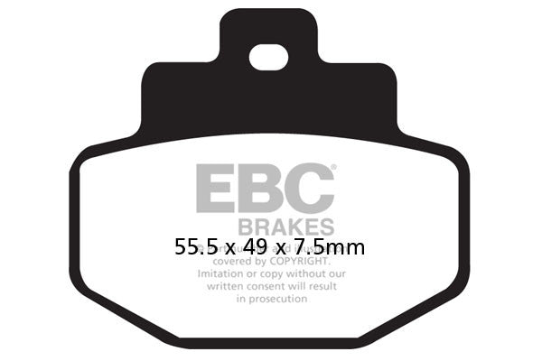 EBC Brakes Klocki hamulcowe EBC SFAC321 skuterowe karbonowe (kpl. na 1 tarcze)