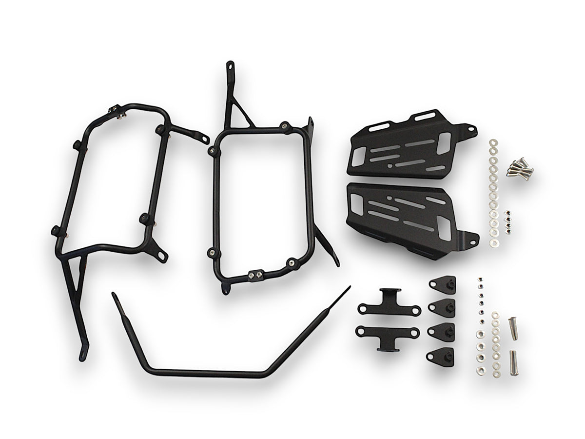 ZESTAW STELAŻY KUFER CENTRALNY + BOCZNE COOCASE BMW R1200GS/R1250GS 2010-2023 PRAWY KUFER ASYMETRYCZNY