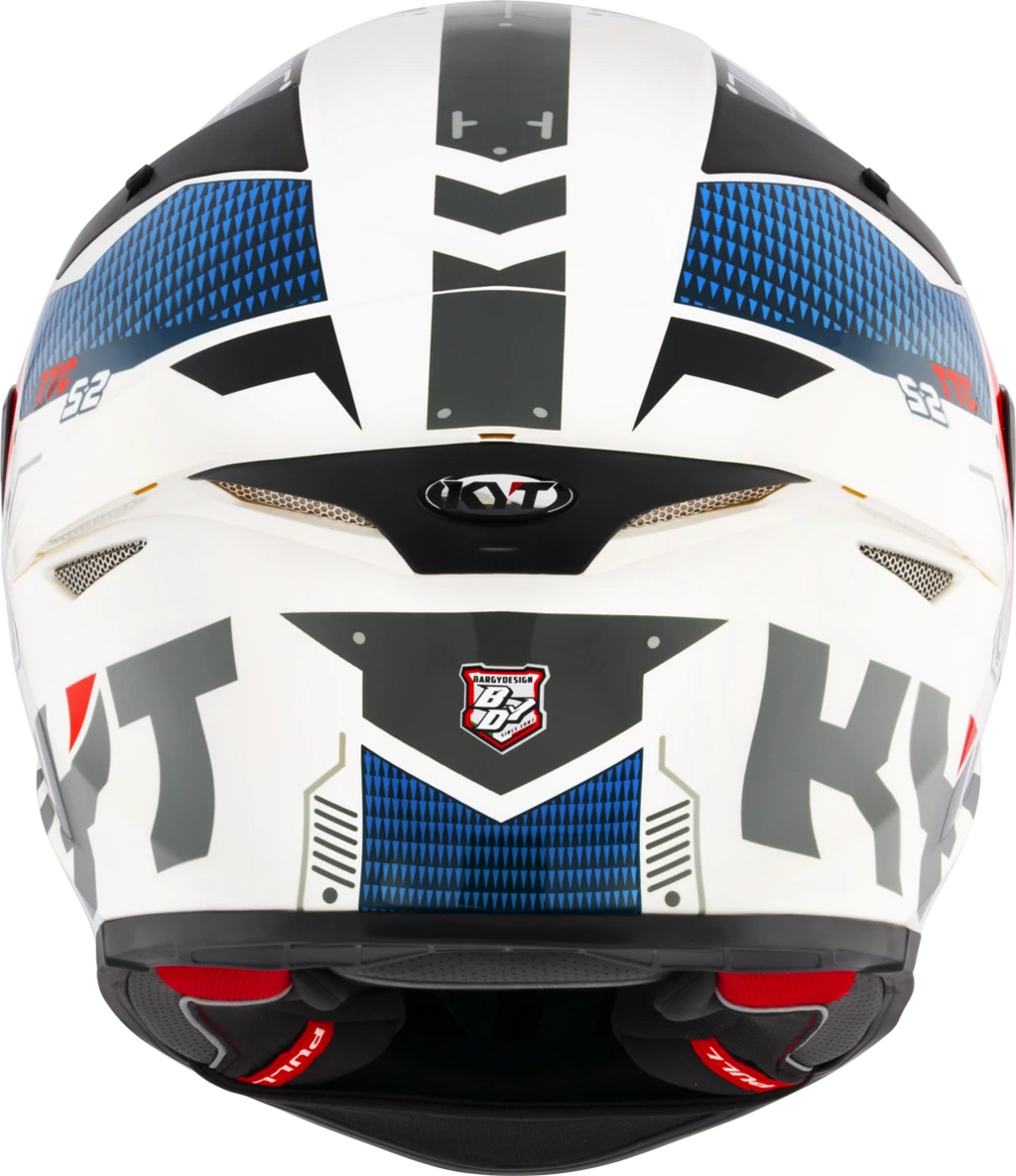 Kask motocyklowy KYT TT-REVO FUSELAGE Czerwony