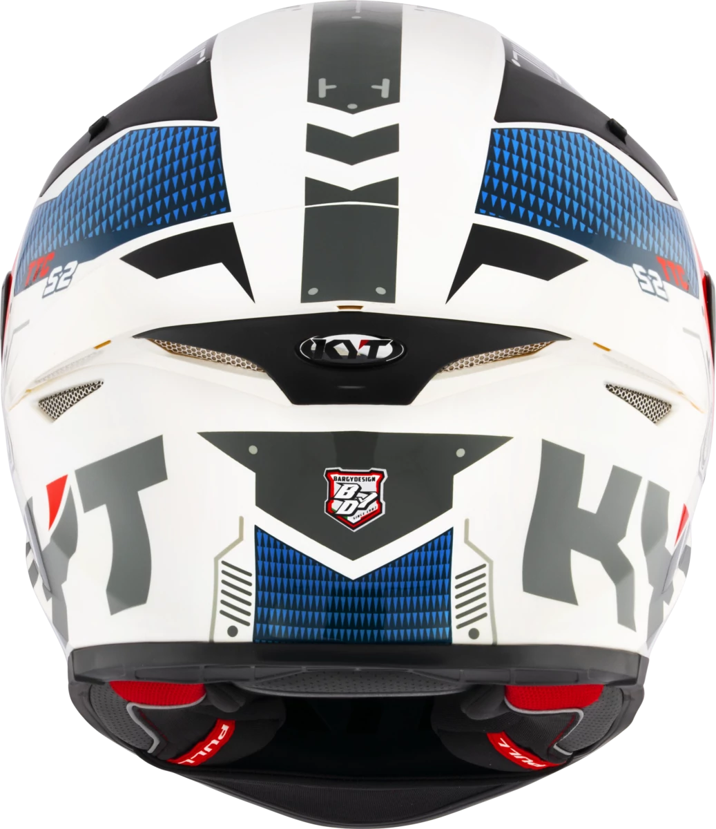 Kask motocyklowy KYT TT-REVO FUSELAGE Czerwony