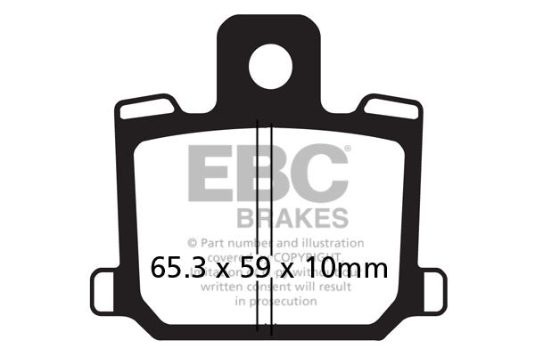 EBC Brakes Klocki hamulcowe EBC FA064 (kpl. na 1 tarcze)