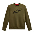 BLUZA ALPINESTARS AGELESS CREW MILITARY GREEN BLACK