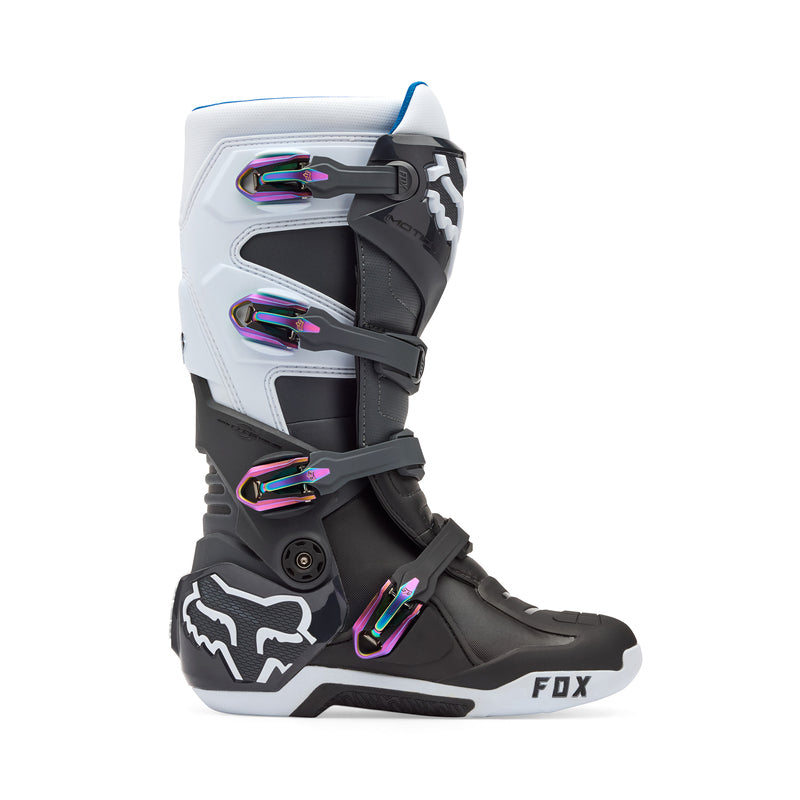 BUTY MOTOCYKLOWE FOX MOTION BLACK GREY WHITE