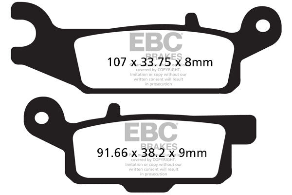 EBC Brakes Klocki hamulcowe EBC FA446TT (kpl. na 1 tarcze)
