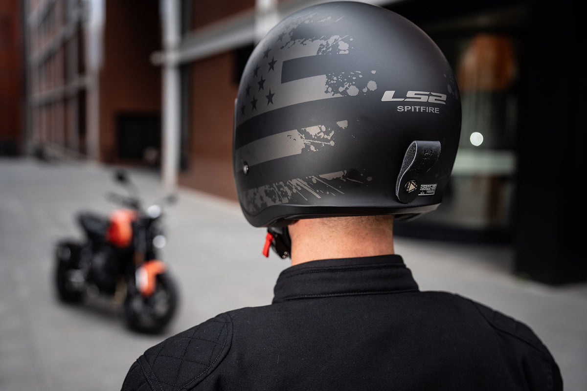 KASK LS2 OF599 SPITFIRE II MATT BLACK FLAG-06