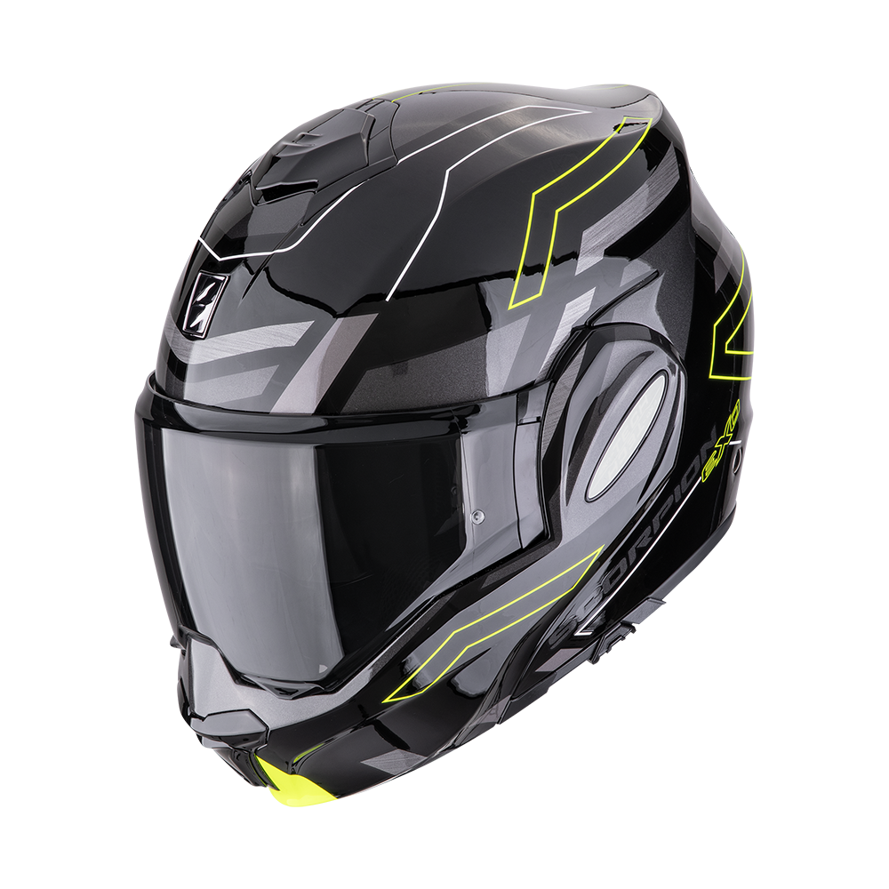 SCORPION KASK EXO-TECH CONQUER BK-NE.YEL