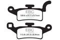 EBC Brakes Klocki hamulcowe EBC SFA492 skuterowe (kpl. na 1 tarcze)