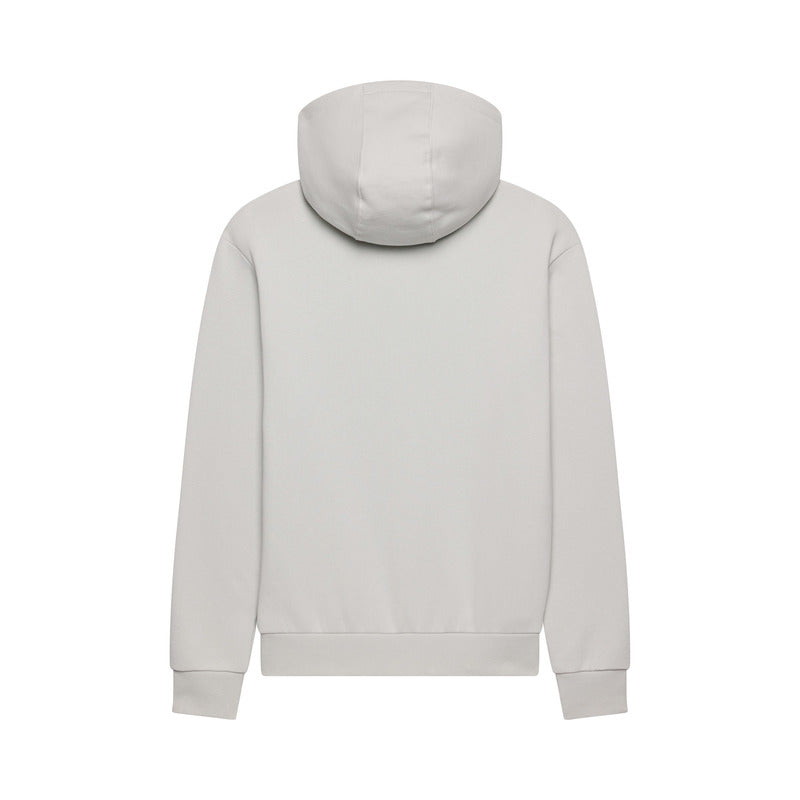 BLUZA Z KAPTUREM DAMSKA FOX F HEAD X FLEECE PO LIGHT GREY