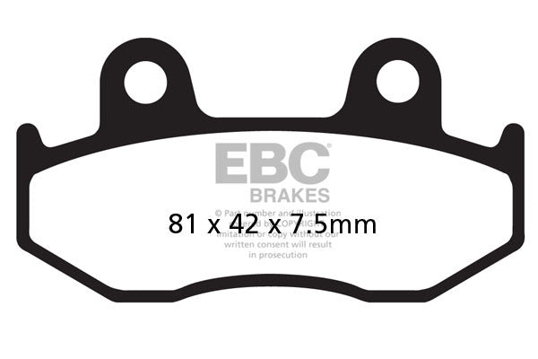 EBC Brakes Klocki hamulcowe EBC FA092TT (kpl. na 1 tarcze)