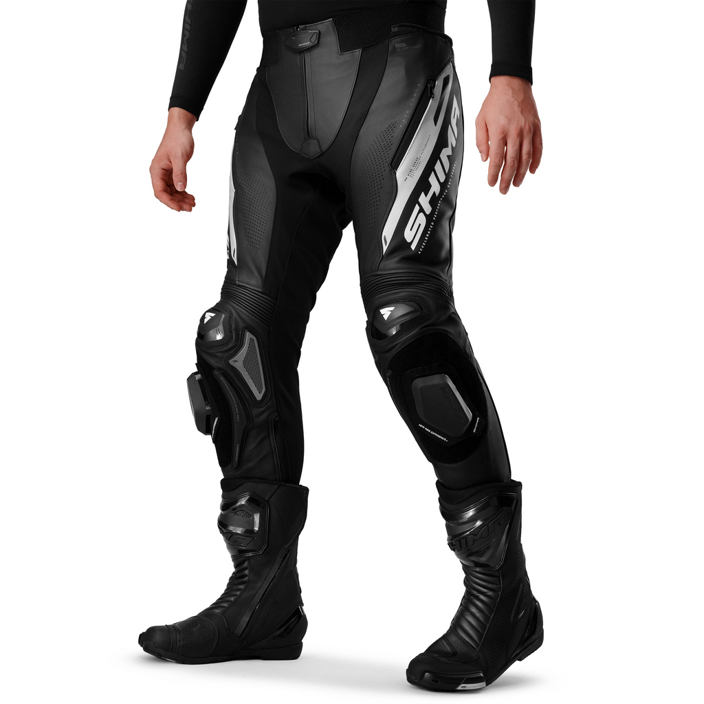 SHIMA MISSION ST MEN PNT BLK/WHT