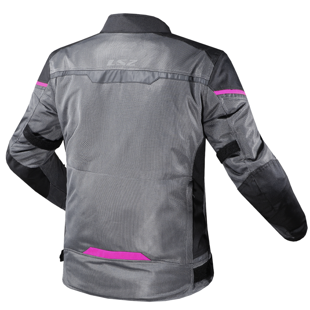 KURTKA LS2 RIVA LADY BLACK DARK GREY PINK