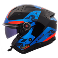 KASK LS2 OF603 INFINITY II NIGHTLINE BLUE RED